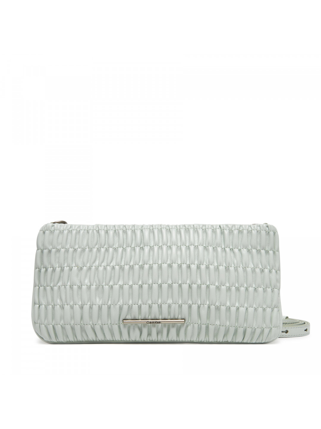 Kabelka Calvin Klein Jeans Rouched Zip Top Bag LV04K3090G Šedá